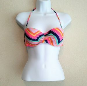 Victoria's Secret Underwire Bandeau Bikini Top 34B